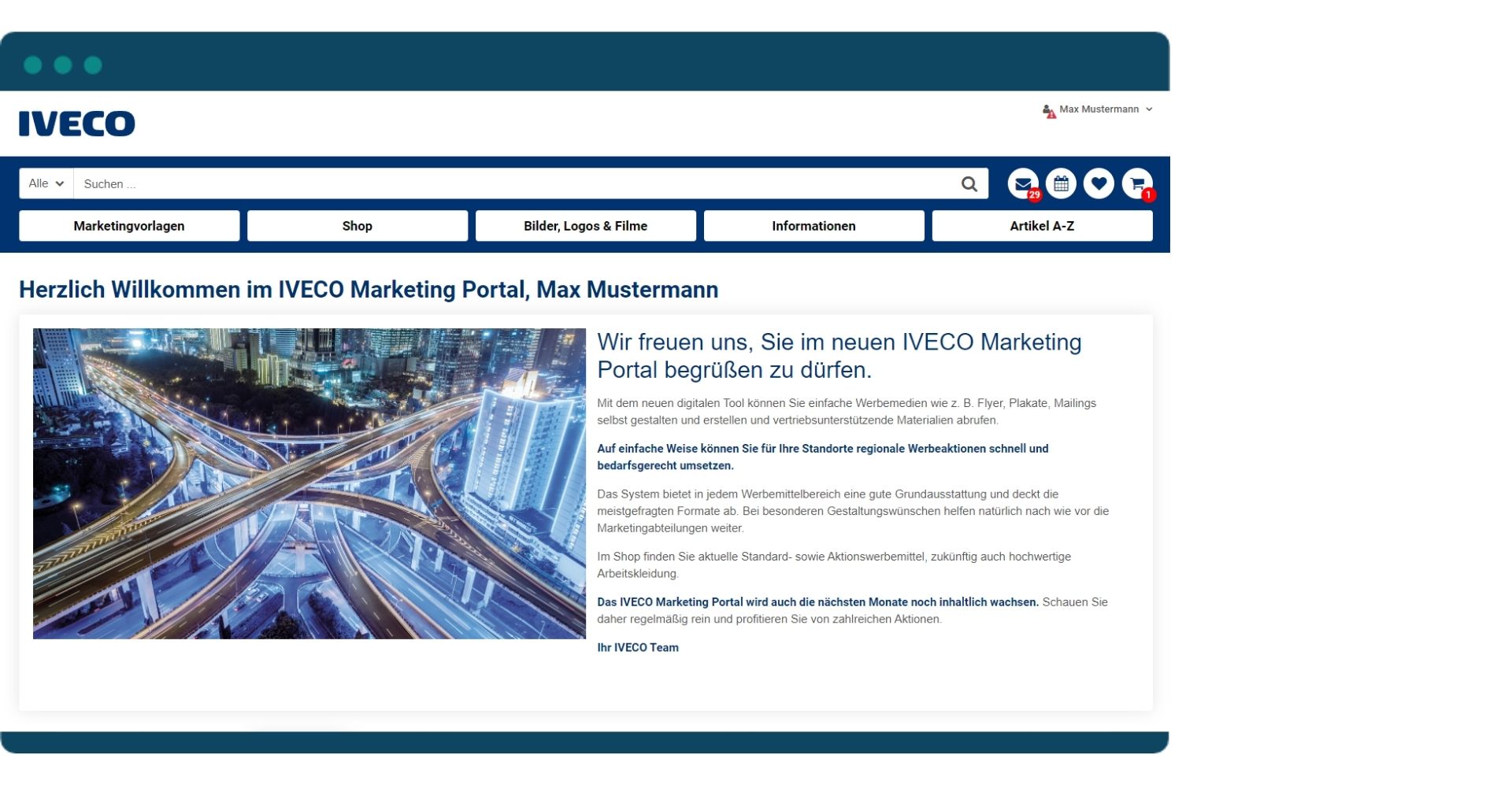 Iveco marketing portal
